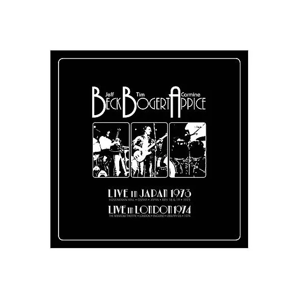 BECK BOGERT & APPICE - Live 1973 & 1974 / vinyl bakelit box / 4xLP