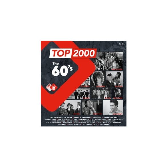 VÁLOGATÁS - Top 2000 - The 60'S / vinyl bakelit / 2xLP