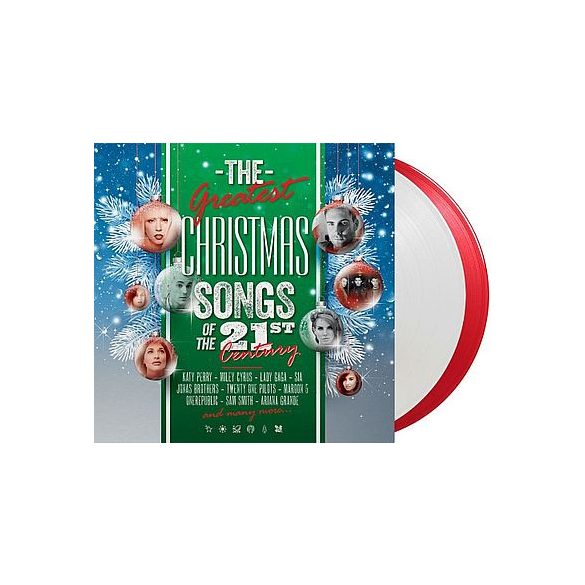 VÁLOGATÁS - Greatest Christmas Songs of 21st Century / limitált színes vinyl bakelit / 2xLP