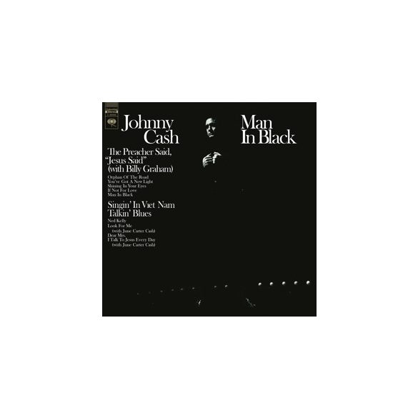 JOHNNY CASH - Men In Black / limitált színes vinyl bakelit / LP
