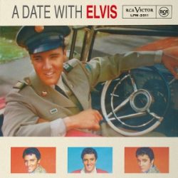   ELVIS PRESLEY - A Date With Elvis / színes vinyl bakelit / LP