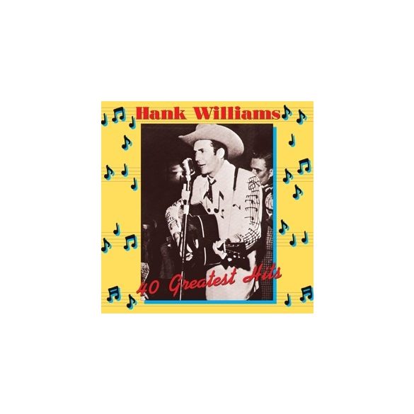 HANK WILLIAMS - 40 Greatest Hits / vinyl bakelit / 2xLP