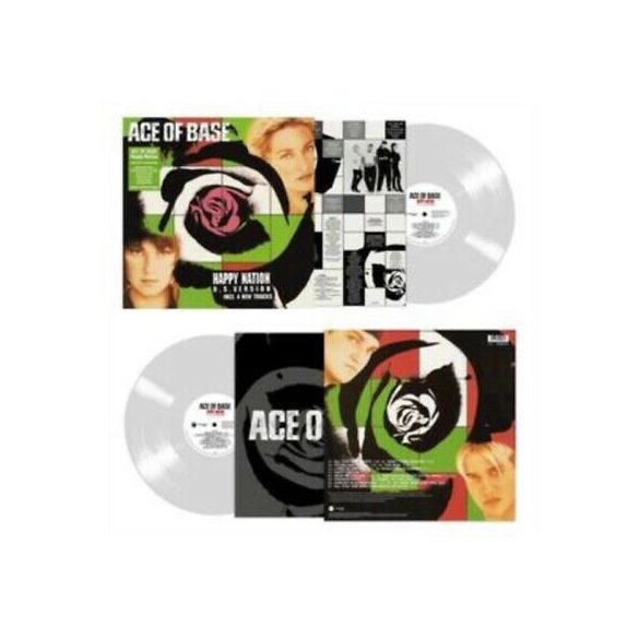 ACE OF BASE - Happy Nation U.S. version / limitált clear vinyl bakelit / LP