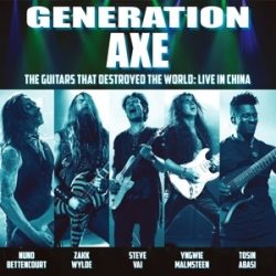   GENERATION AXE - The Guitars That Destroyed The World  Live In China / limitált színes vinyl bakelit / 2xLP