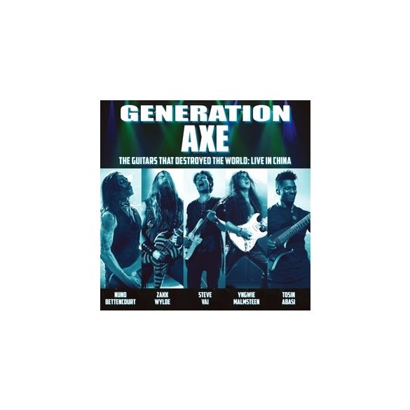GENERATION AXE - The Guitars That Destroyed The World  Live In China / limitált színes vinyl bakelit / 2xLP