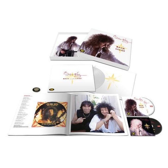 BRIAN MAY - Back To The Light / white vinyl bakelit box + 2cd / LP