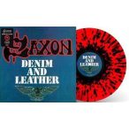 SAXON - Denim And Leather / színes vinyl bakelit / LP