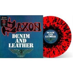 SAXON - Denim And Leather / színes vinyl bakelit / LP