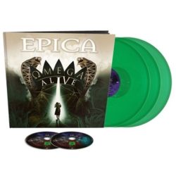  EPICA - Omega Alive / 3lp+Dvd+Blu-Ray earbook színes vinyl bakelit / 3xLP
