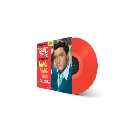 ELVIS PRESLEY - Girls! Girls! Girls! / színes vinyl bakelit / LP