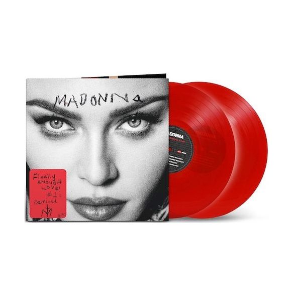 MADONNA - Finally Enough Love #1'S Remixed / red vinyl bakelit / 2xLP