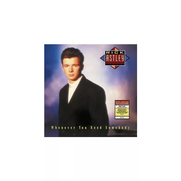 RICK ASTLEY - Whenever You Need Somebody / vinyl bakelit / LP