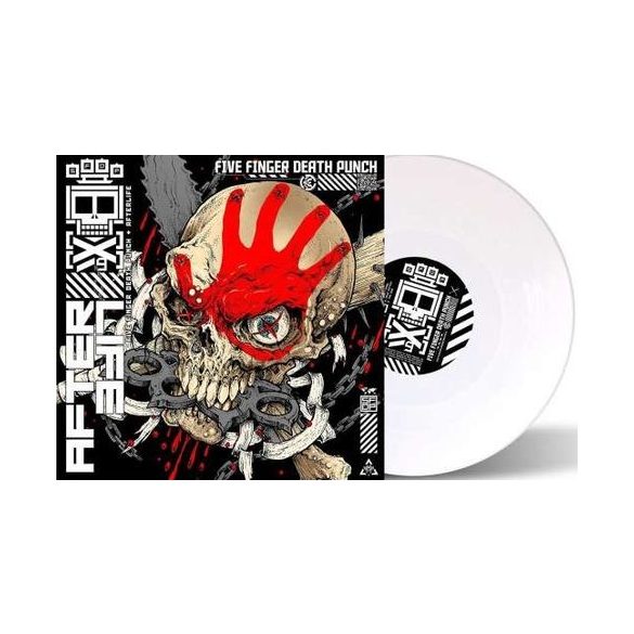 FIVE FINGER DEATH PUNCH - AfterLife / white vinyl bakelit / 2xLP