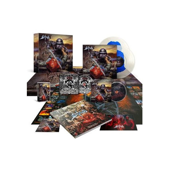 SODOM - 40 Years At War: The Greatest Hell Of Sodom / vinyl bakelit + cd + mc / Box