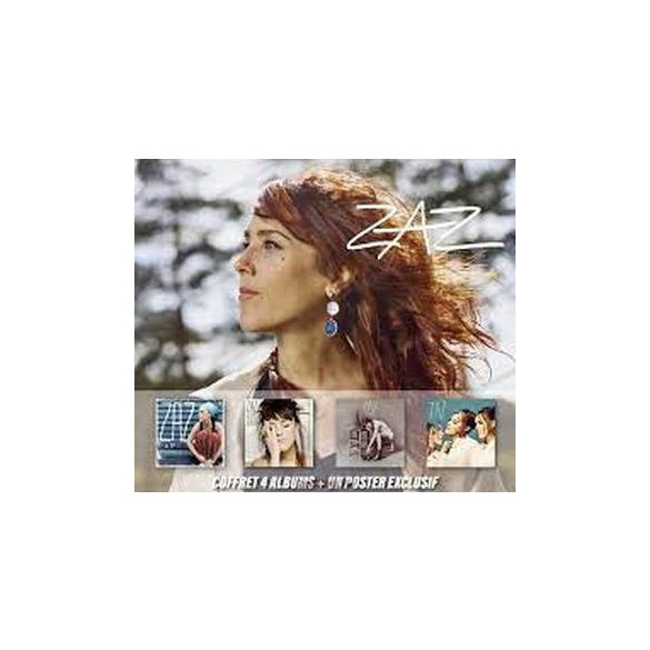 ZAZ - Coffret 4 Albums  Zaz,Recto Verso,Paris,Effet Minoir  / 4cd / CD