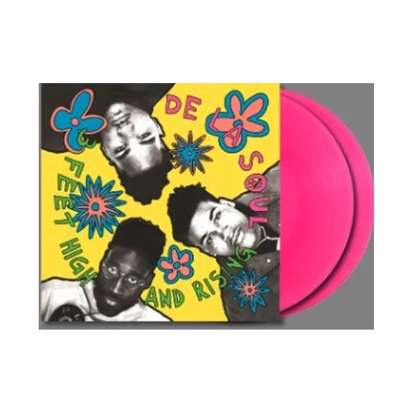 DE LA SOUL - 3 Feet High And Rising / színes vinyl bakelit / 2xLP
