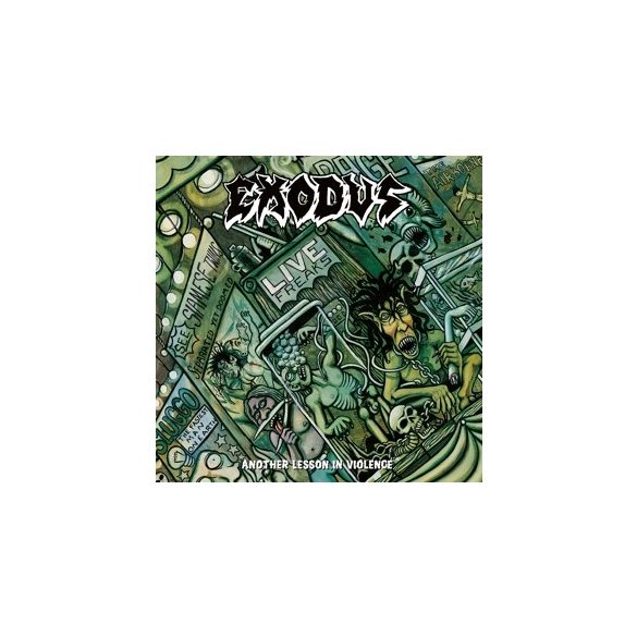 EXODUS - Another Lesson In Violence / limitált színes vinyl bakelit / 2xLP