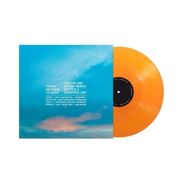 30 SECONDS TO MARS - It's The End Of The World But It's A Beautiful Day / színes vinyl bakelit / LP