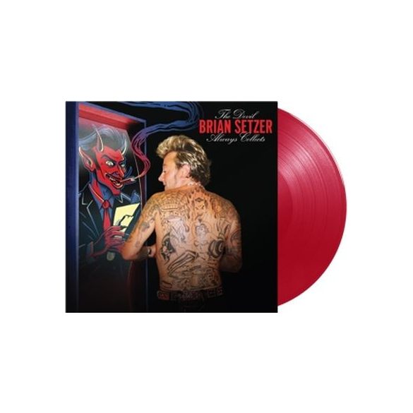 BRIAN SETZER - Devil Always Collects / színes vinyl bakelit / LP