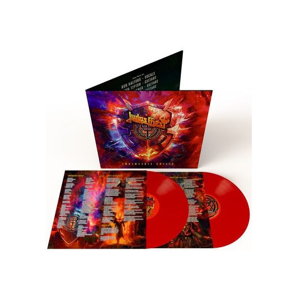 JUDAS PRIEST - Invincible Shield / színes vinyl bakelit / 2xLP