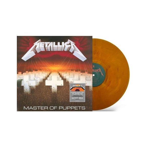 METALLICA - Master of Puppets / színes vinyl bakelit / LP