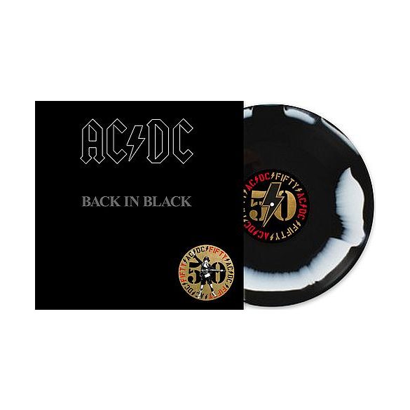 AC/DC - Back In Black / limitált "black white"  vinyl bakelit / LP