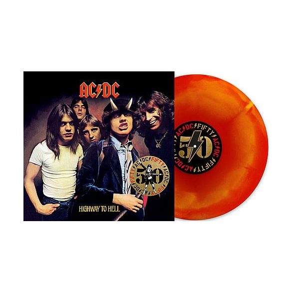 AC/DC - Highway To Hell / limitált "hellfire" vinyl bakelit / LP