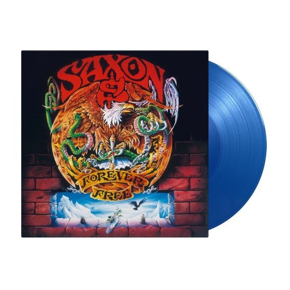 SAXON - Forever Free / limitált "blue" vinyl bakelit / LP