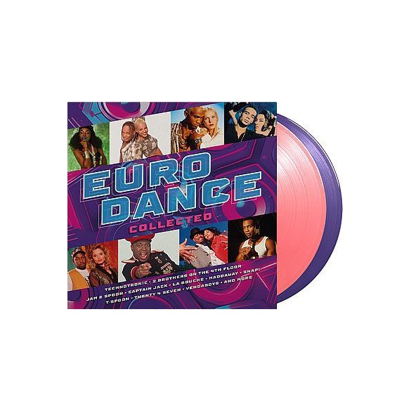 VÁLOGATÁS - Eurodance Collected / limitált színes vinyl bakelit / 2xLP