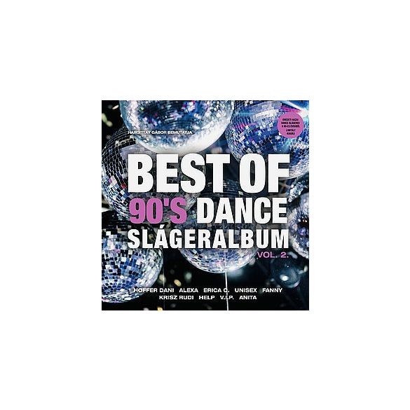 VÁLOGATÁS -  Best Of 90's Dance Slágeralbum – vol.2. / vinyl bakelit / LP