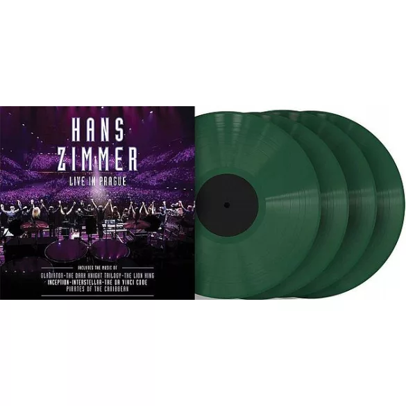 HANS ZIMMER - Live In Prague / színes vinyl bakelit / 4xLP