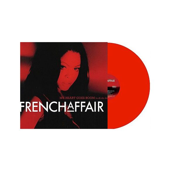 FRENCH AFFAIR - My Heart Goes Boom (La Di Da Da) / színes maxi vinyl bakelit / "12