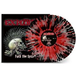 EXPLOITED - Fuck the System / clear red vinyl bakelit / 2xLP