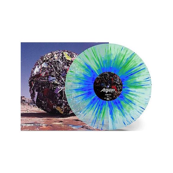 ANTHRAX - Stomp 442 / clear blue green vinyl bakelit / LP