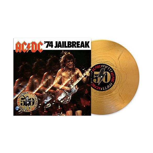AC/DC - '74 Jailbreak / gold színes vinyl bakelit / LP