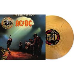 AC/DC - Let There Be Rock /gold színes vinyl bakelit / LP