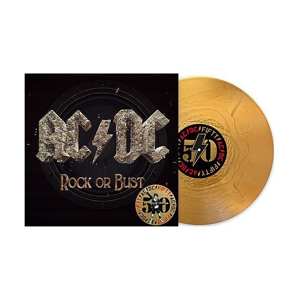 AC/DC - Rock or Bust / gold színes vinyl bakelit / LP