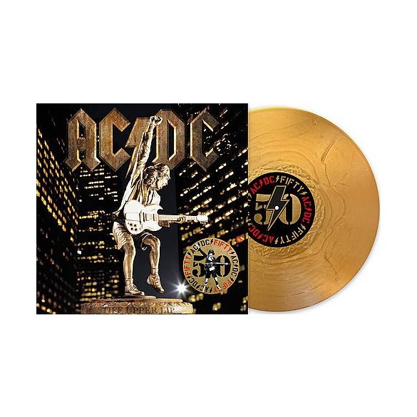 AC/DC - Stiff Upper Lip / gold színes vinyl bakelit / LP