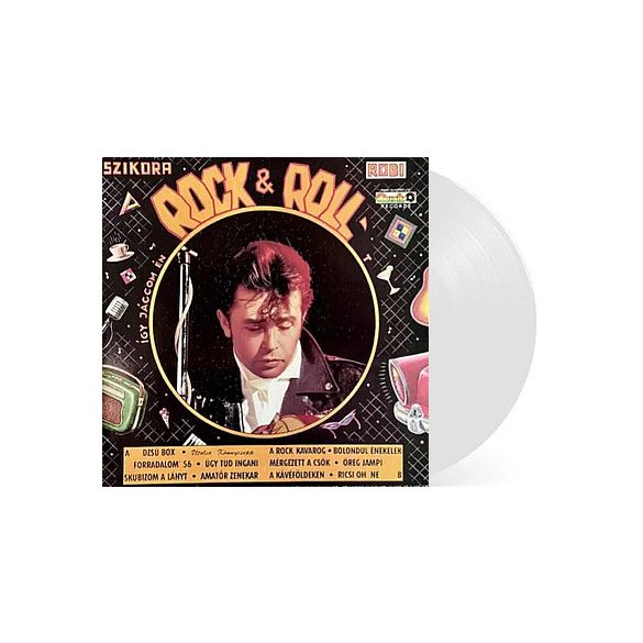 SZIKORA ROBI - Rock & Roll / white vinyl bakelit / LP