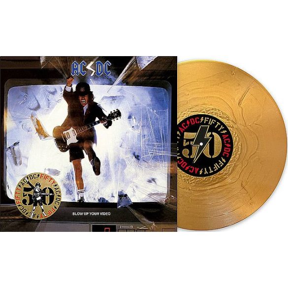 AC/DC - Blow Up Your Video (50th Anniversary) / gold vinyl bakelit / LP