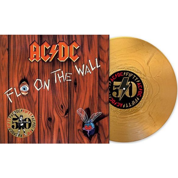 AC/DC - Fly On the Wall (50th Anniversary) / gold vinyl bakelit / LP