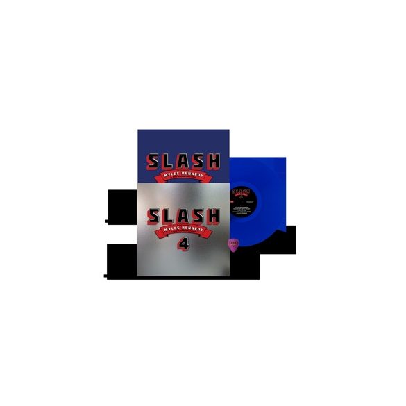 SLASH - 4 Feat Myles Kennedy And The Conspirators / blue vinyl bakelit / LP