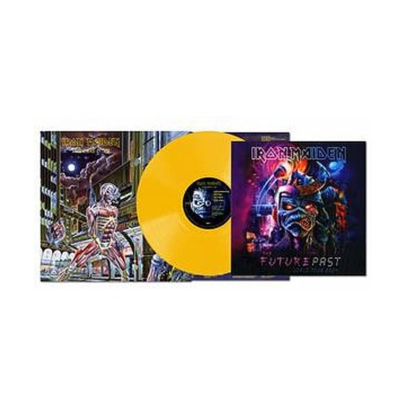 IRON MAIDEN - Somewhere In Time / yellow vinyl bakelit / LP