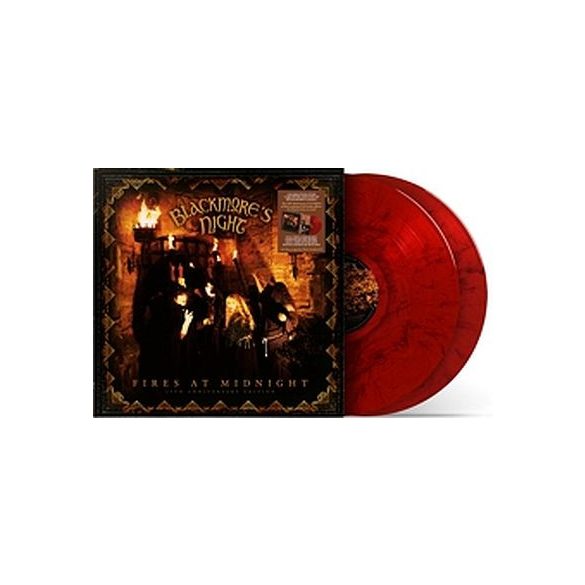 BLACKOMORE'S NIGHT - Fires At Midnight / red vinyl bakelit / 2xLP