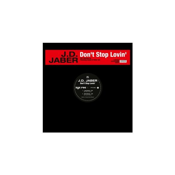 J.D.JABER - Don't Stop Lovin' / színes vinyl bakelit maxi / "12