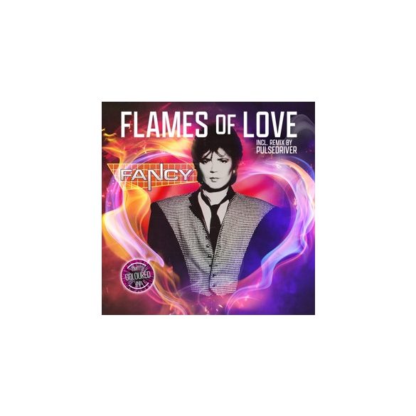 Fancy Flames of Love / színes vinyl bakelit maxi / "12