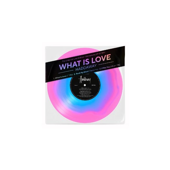 HADDAWAY - What is Love / színes vinyl bakelit maxi / "10