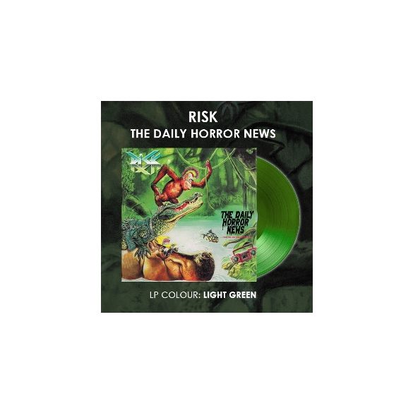 RISK - The Daily Horror News / light green vinyl bakelit / LP
