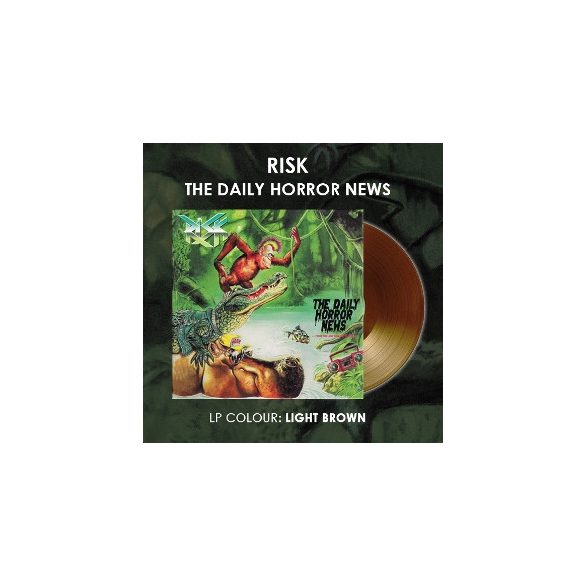 RISK - The Daily Horror News / ligth brown vinyl bakelit / LP