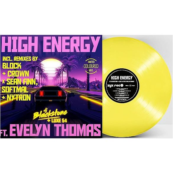 DJ BLACKSTONE  & LUXE 54 - High Energy / színes vinyl bakelit maxi / "12
